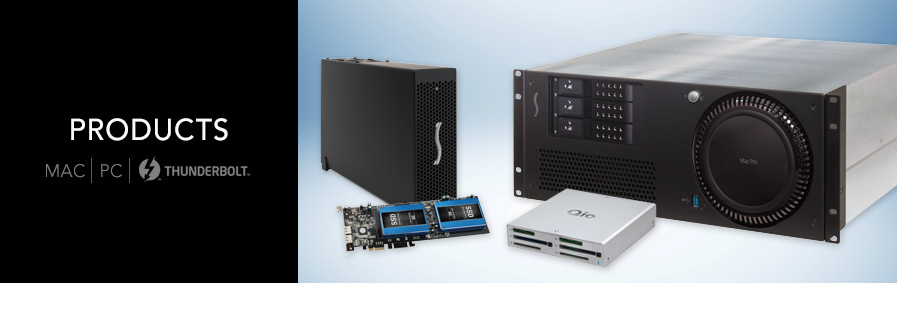 Produkty Sonnet Technologies - hardware a příslušenství